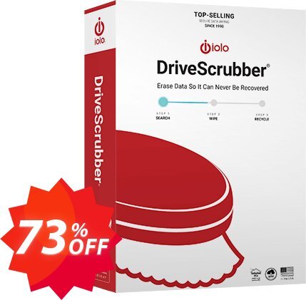 iolo DriveScrubber Coupon code 73% discount 