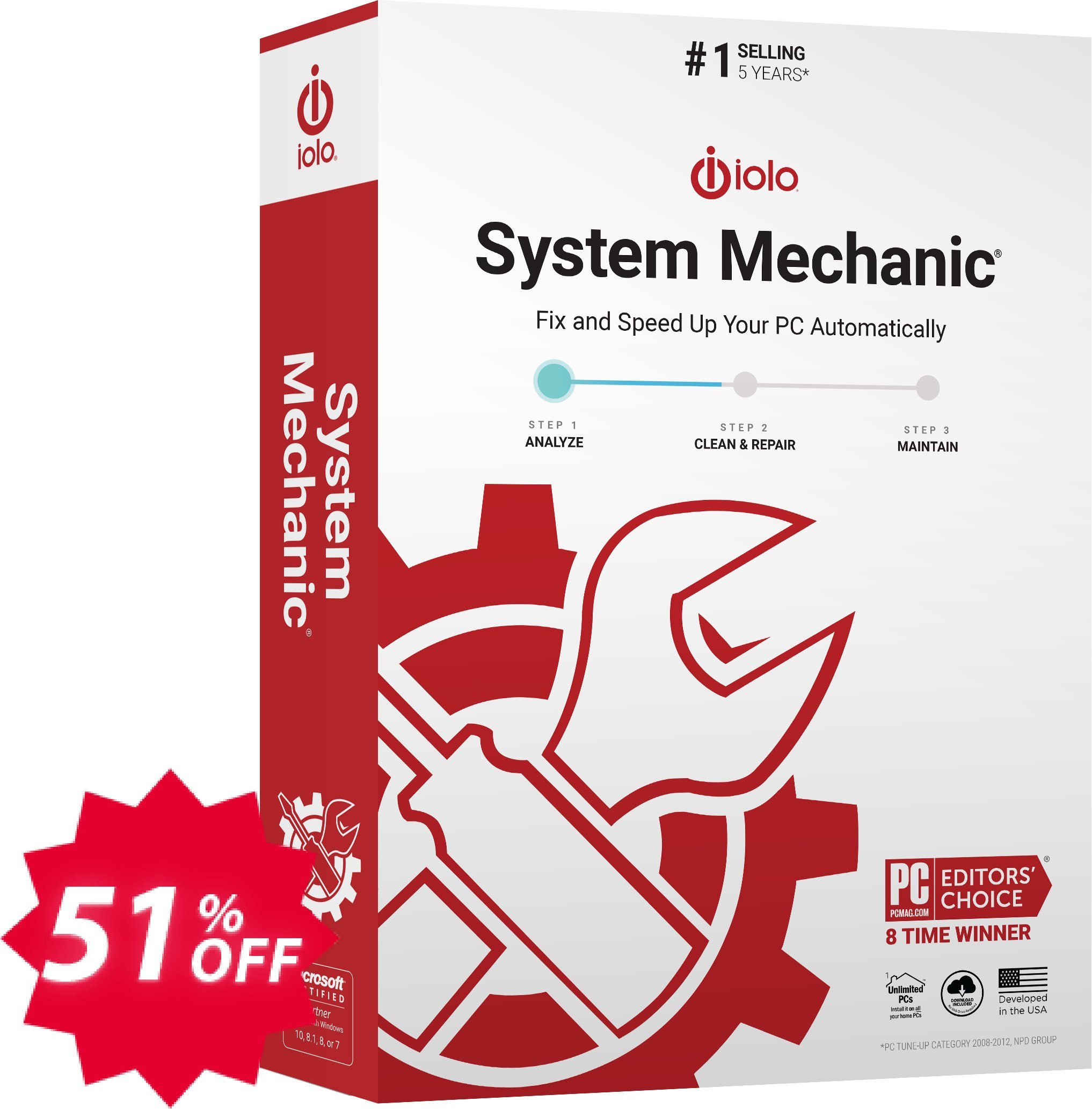 System Mechanic 15 Month Coupon code 51% discount 