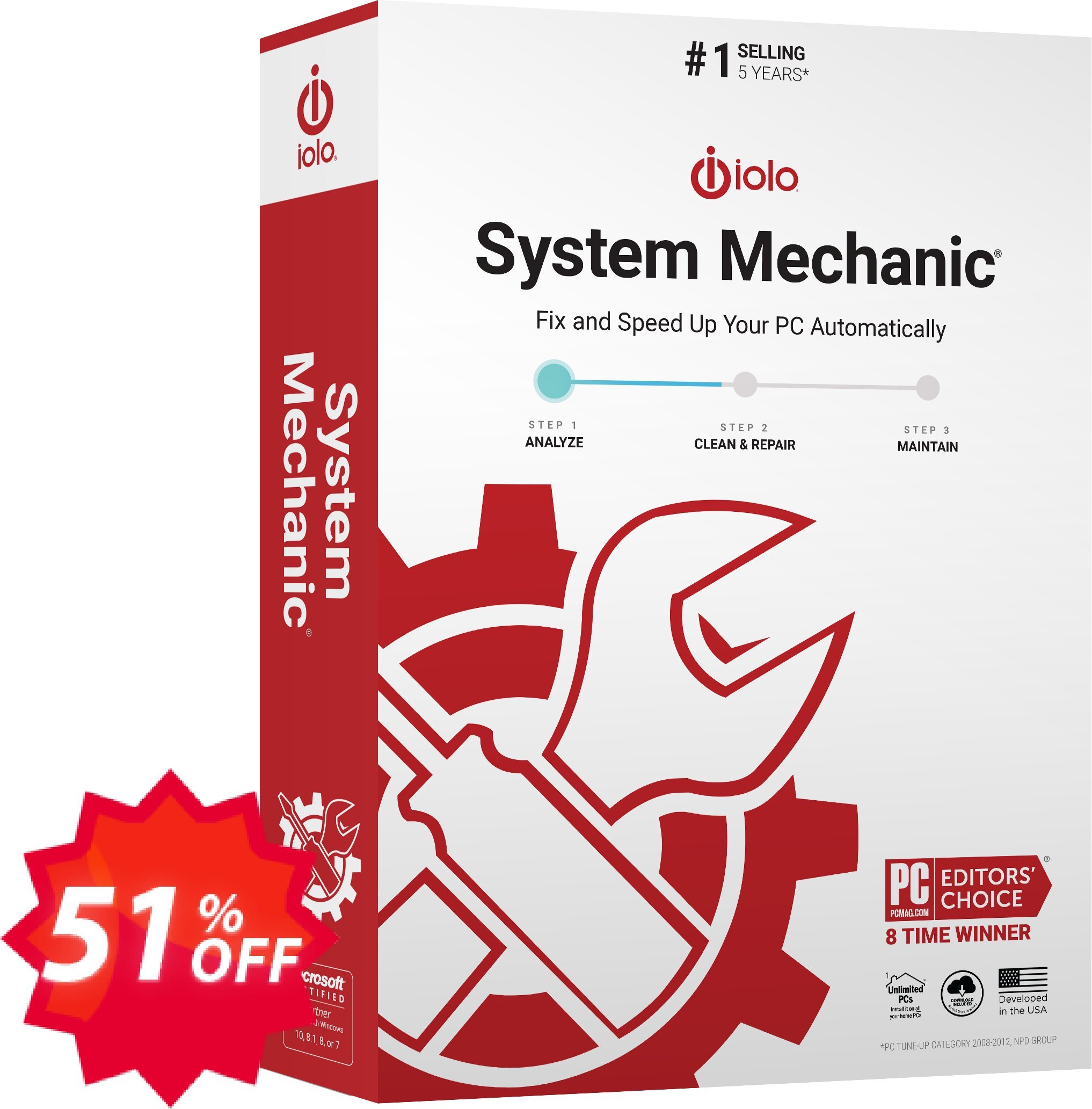 System Mechanic 15 Month Coupon code 51% discount 