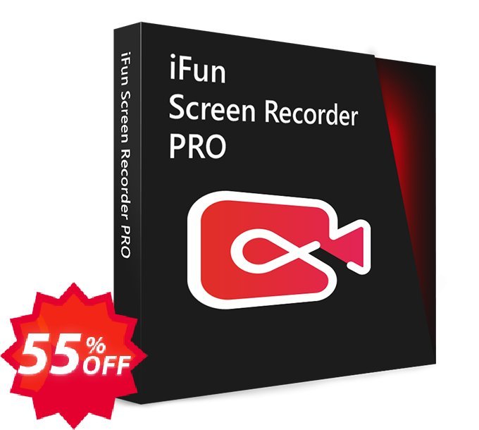 iFun Screen Recorder Pro 3PCs, Yearly Plan  Coupon code 55% discount 