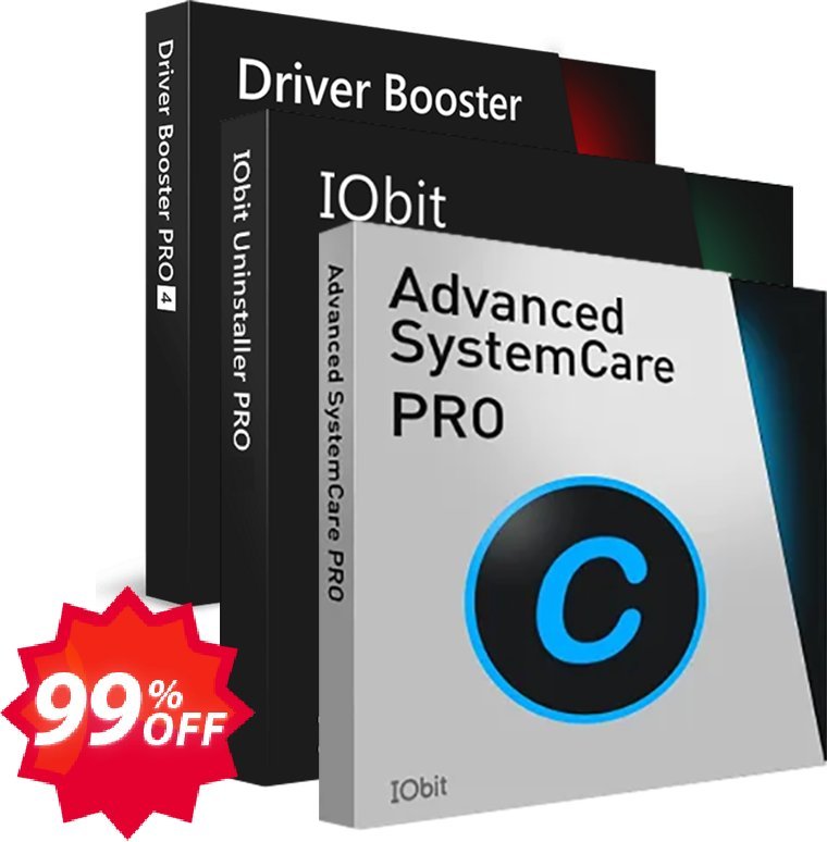 2022 IObit Black Friday Best Value Pack, 3 PCs  Coupon code 99% discount 