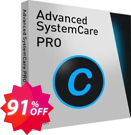Advanced SystemCare 16 PRO, 15 Months / 3 PCs  Coupon code 91% discount 