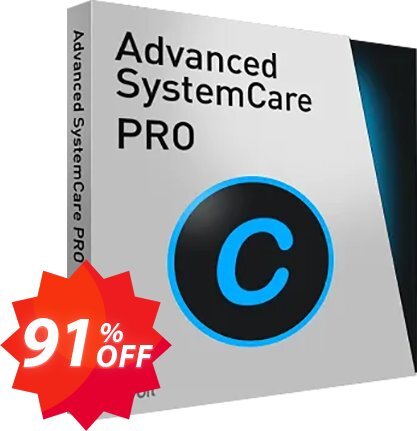 Advanced SystemCare 18 PRO, 15 Months / 3 PCs  Coupon code 91% discount 