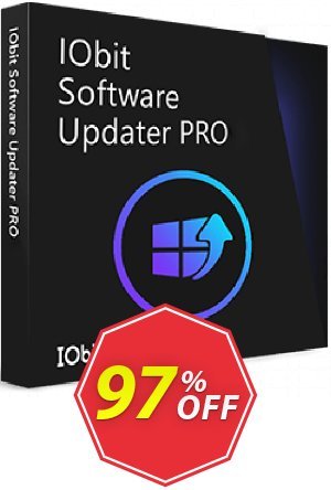 IObit Software Updater 6 PRO, 3 PCs  Coupon code 97% discount 