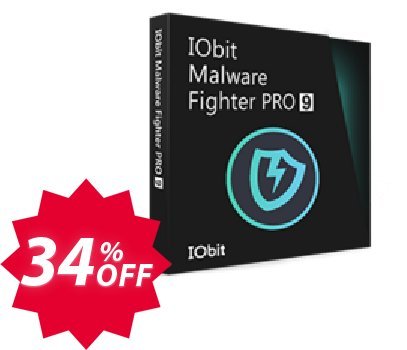 IObit Malware Fighter PRO Renewal Coupon code 34% discount 