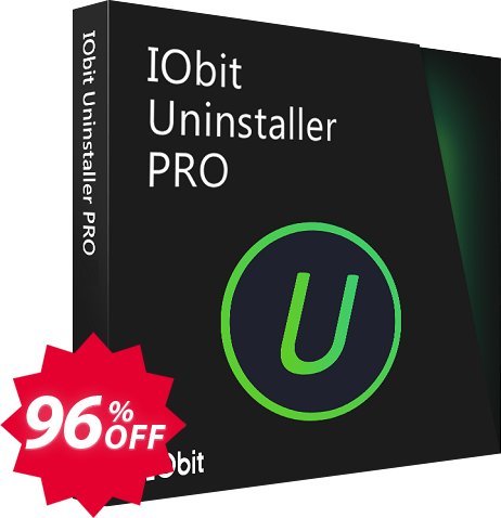 IObit Uninstaller 12 PRO, 3 PCs  Coupon code 96% discount 