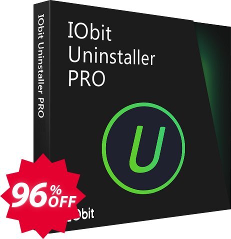 IObit Uninstaller 13 PRO, 3 PCs  Coupon code 96% discount 