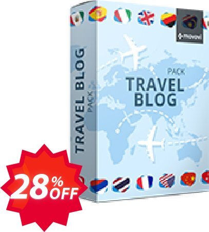 Movavi effect Travel blog Pack Coupon code 28% discount 