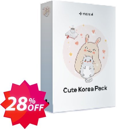 Movavi effect Cute Korea Pack Coupon code 28% discount 