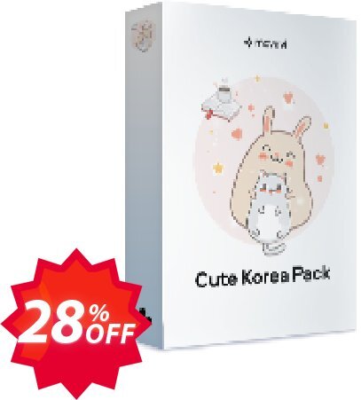 Movavi effect Cute Korea Pack Coupon code 28% discount 