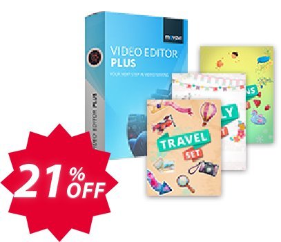Bundle: Movavi Video Editor Plus for MAC + Effects Coupon code 21% discount 