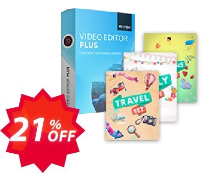 Bundle: Movavi Video Editor Plus for MAC + Effects Coupon code 21% discount 