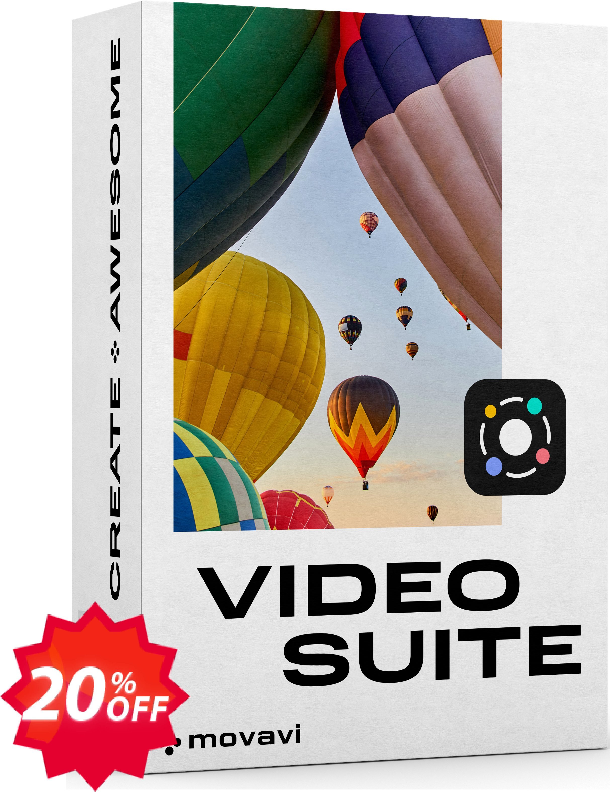 Movavi Bundle: Video Suite + Photo Editor + Effects Coupon code 20% discount 