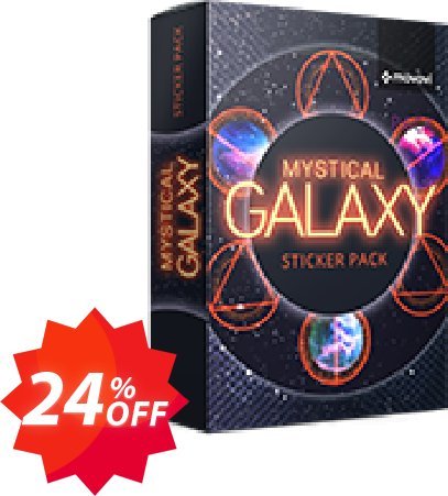 Movavi Effects Mystical Galaxy Sticker Pack Coupon code 24% discount 