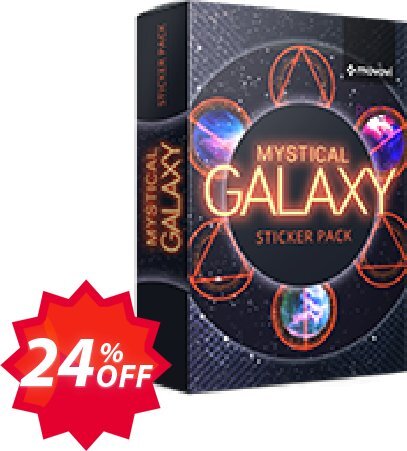 Movavi Effects Mystical Galaxy Sticker Pack Coupon code 24% discount 