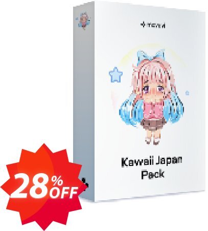 Movavi effect Kawaii Japan Pack Coupon code 28% discount 