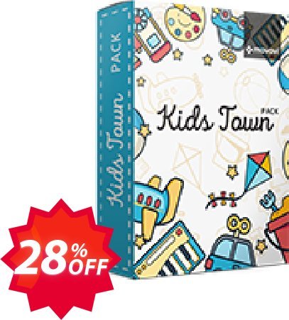 Movavi Effect Kids Town Pack Coupon code 28% discount 