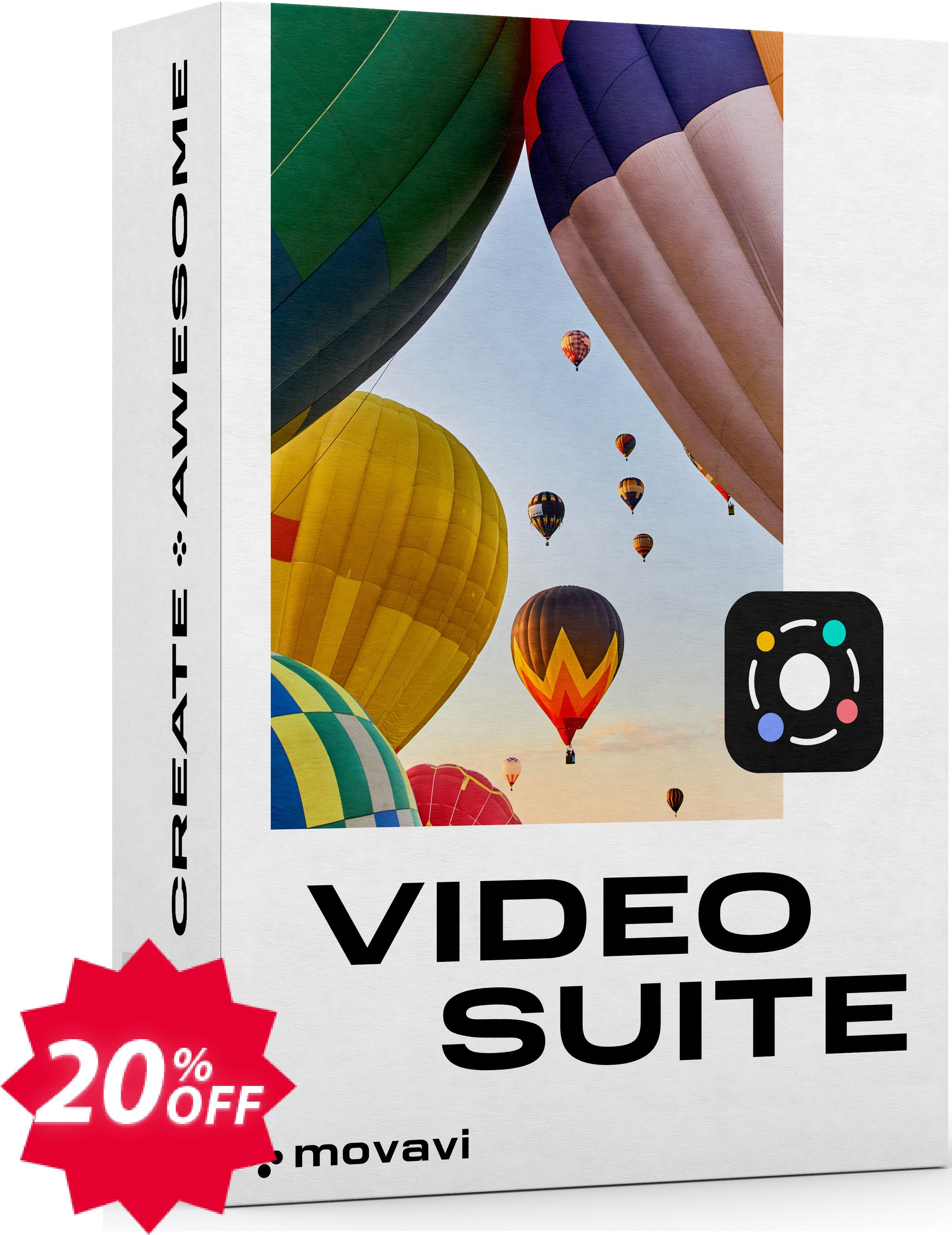 Movavi Bundle: Video Suite + Premium Support Coupon code 20% discount 