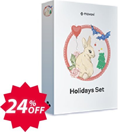 Movavi effect: Holidays Set Coupon code 24% discount 