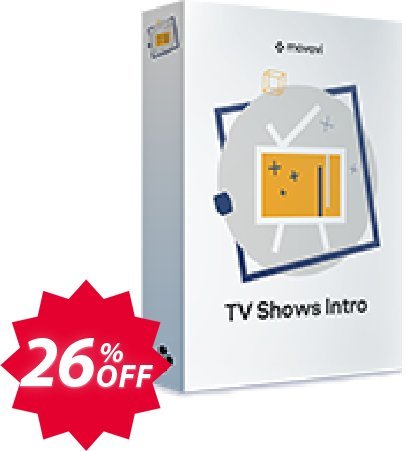 Movavi Effect TV Shows Intro Pack Coupon code 26% discount 