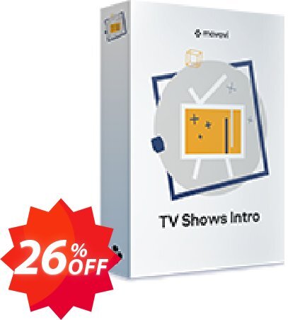 Movavi Effect TV Shows Intro Pack Coupon code 26% discount 