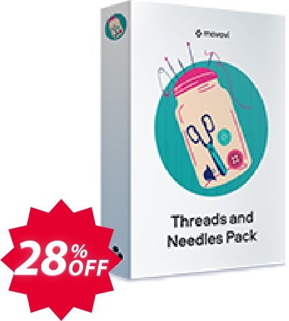 Movavi effect: Threads and Needles Pack Coupon code 28% discount 