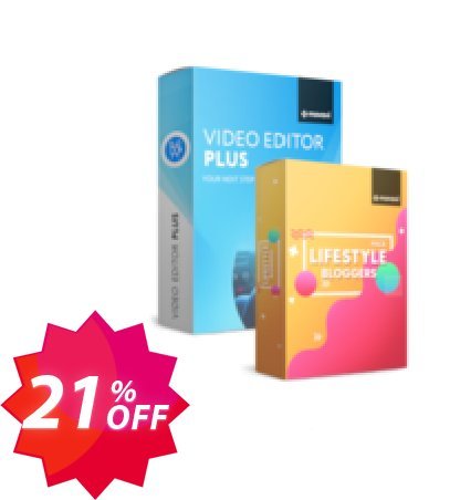 Movavi Video Editor Plus + Lifestyle Blogger Pack Coupon code 21% discount 