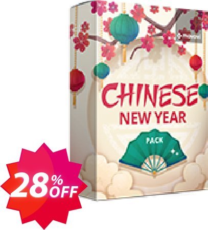 Movavi effect: Chinese New Year Pack Coupon code 28% discount 