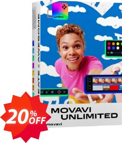 Movavi Unlimited Lifetime Coupon code 20% discount 