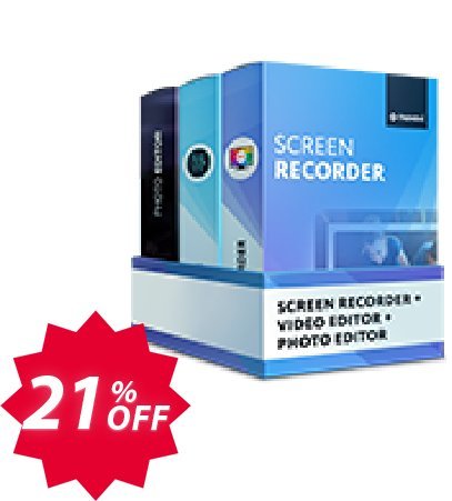 Movavi Bundle: Screen Recorder + Video Editor + Photo Editor Coupon code 21% discount 