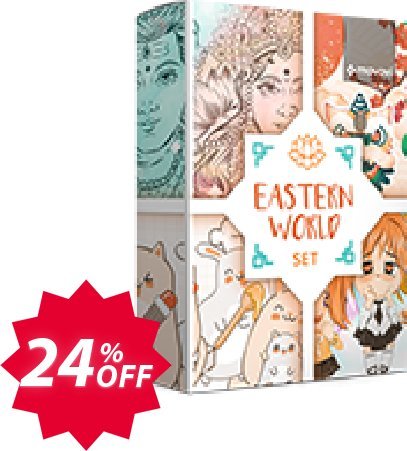 Movavi effect: Eastern World Set Coupon code 24% discount 