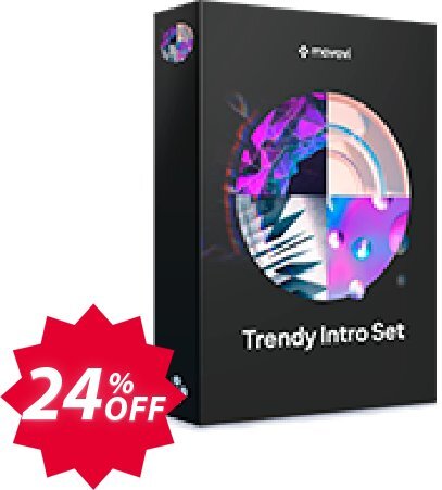 Movavi effect: Trendy Intro Set Coupon code 24% discount 