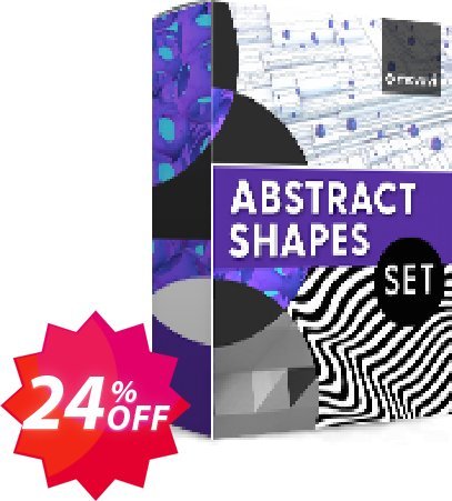 Movavi effect: Abstract Shapes Set Coupon code 24% discount 