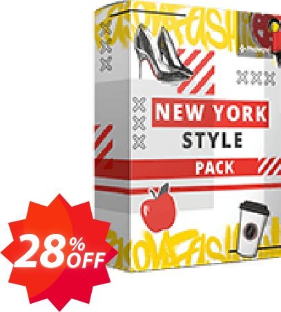 Movavi effect: New York Style Pack Coupon code 28% discount 