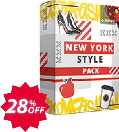 Movavi effect: New York Style Pack Coupon code 28% discount 