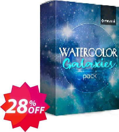 Movavi effect: Watercolor Galaxies Pack Coupon code 28% discount 