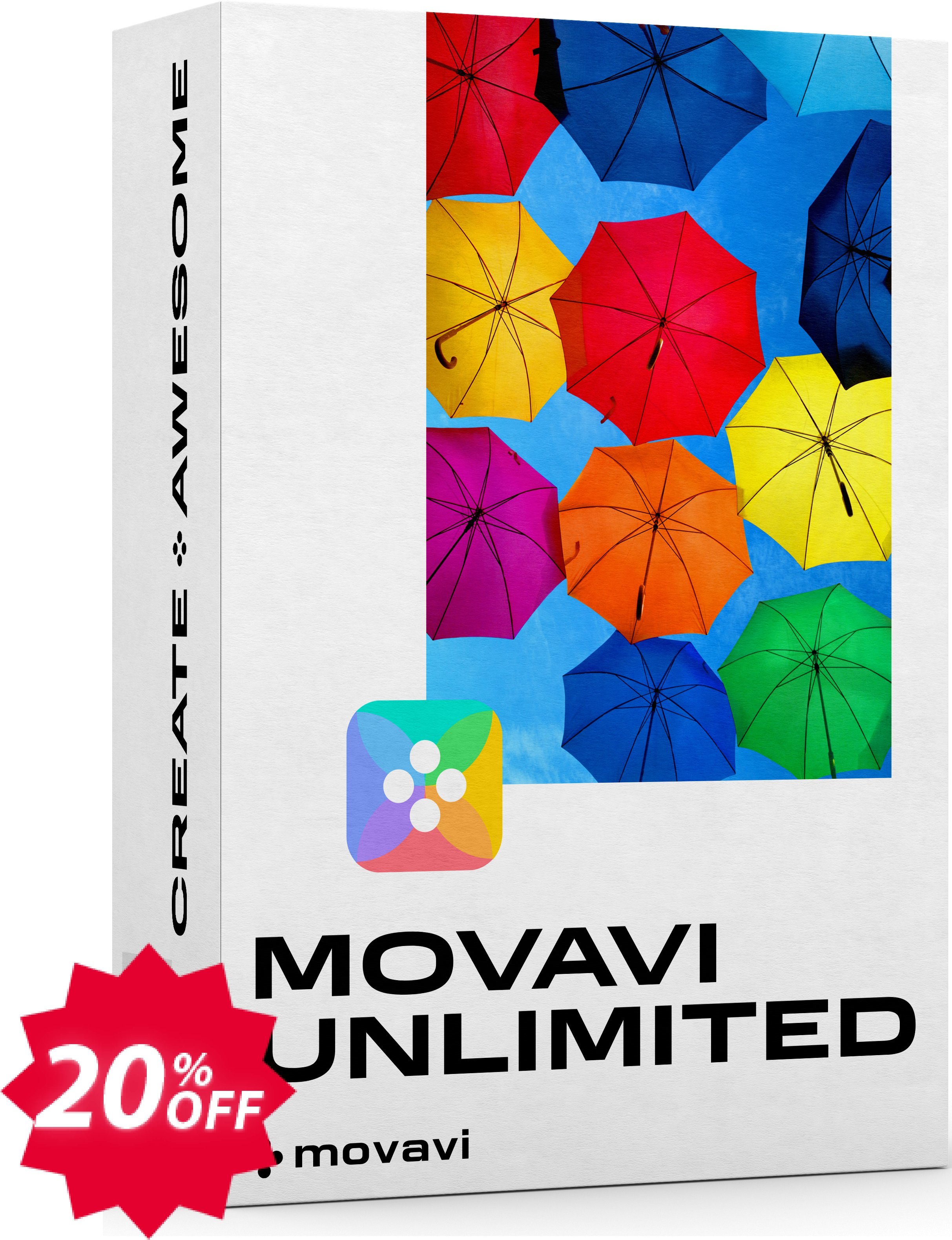 Movavi Unlimited for MAC Coupon code 20% discount 