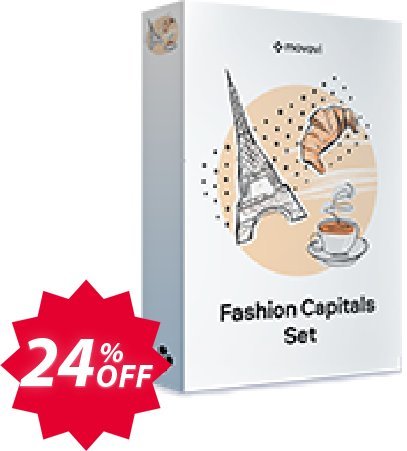 Movavi Effect: Fashion Capitals Set Coupon code 24% discount 
