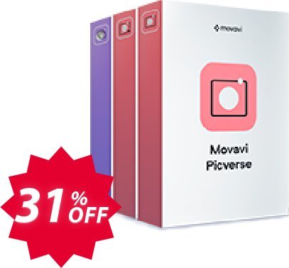 Movavi Bundle: Photo Editor + Slideshow Maker + Photo Manager Coupon code 31% discount 