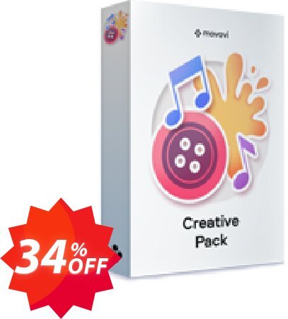 Movavi effect: Creative Set Coupon code 34% discount 