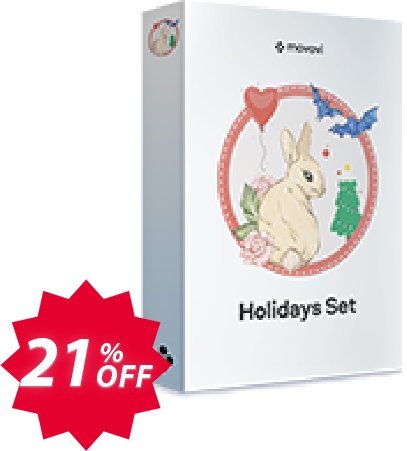 Movavi effect: Holidays Set, Commercial  Coupon code 21% discount 