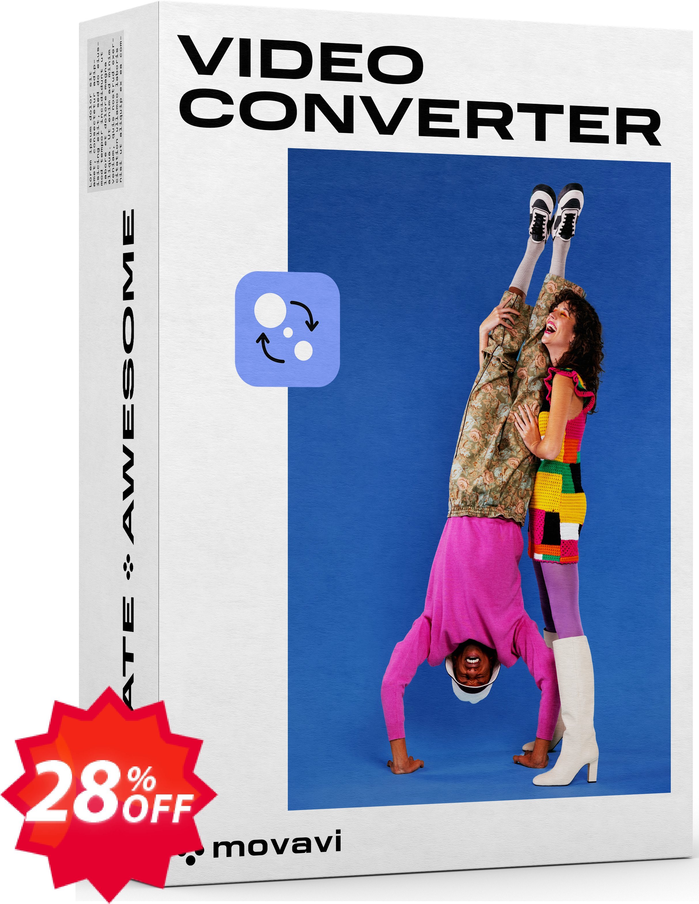 Movavi Video Converter – Monthly Subscription Coupon code 28% discount 