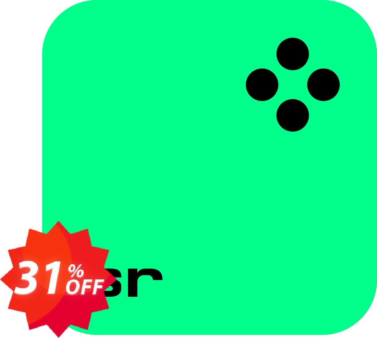 Movavi Screen Recorder Lifetime Plan Coupon code 31% discount 