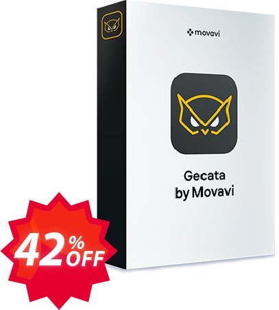 Gecata by Movavi Coupon code 42% discount 
