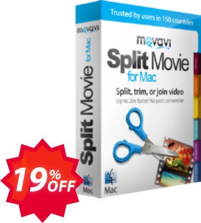 Movavi Split Movie for MAC Coupon code 19% discount 