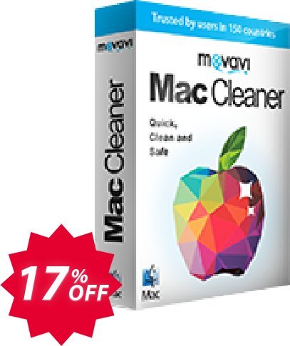 Movavi MAC Cleaner Coupon code 17% discount 