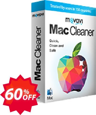 Movavi MAC Cleaner for 3 MACs Coupon code 60% discount 