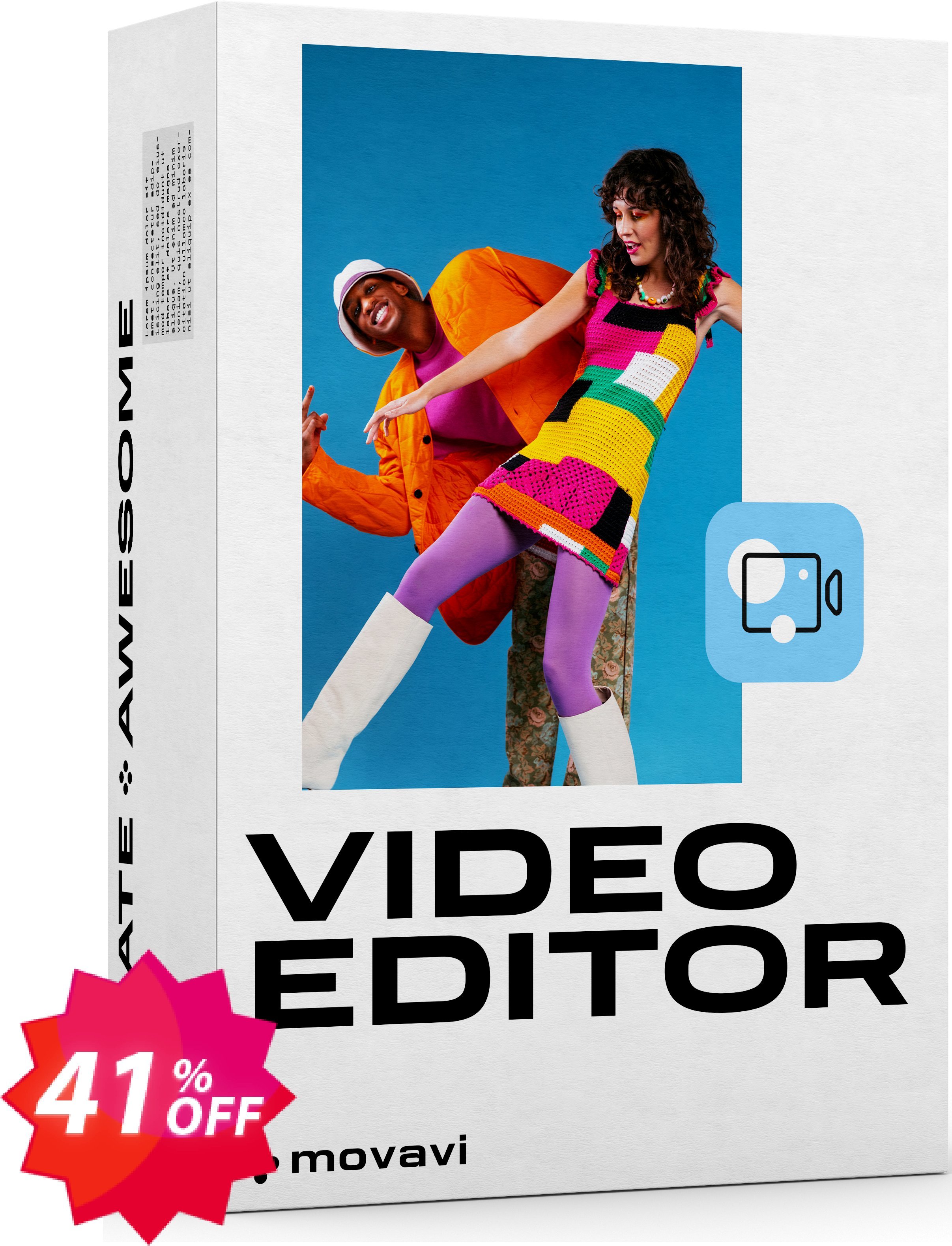 Movavi 360 Video Editor Coupon code 41% discount 
