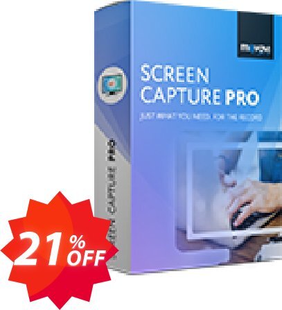 Movavi Screen Capture Pro - 1 Plan Coupon code 21% discount 