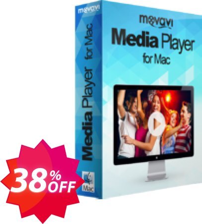 Movavi Media Player for MAC - 3 Plans Coupon code 38% discount 